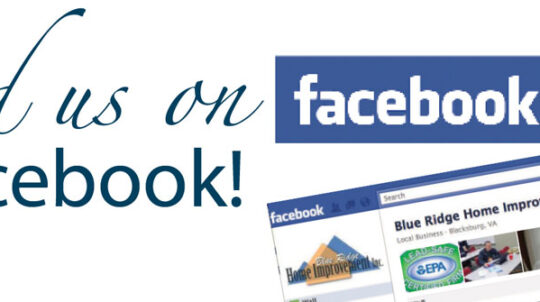 Find us on Facebook