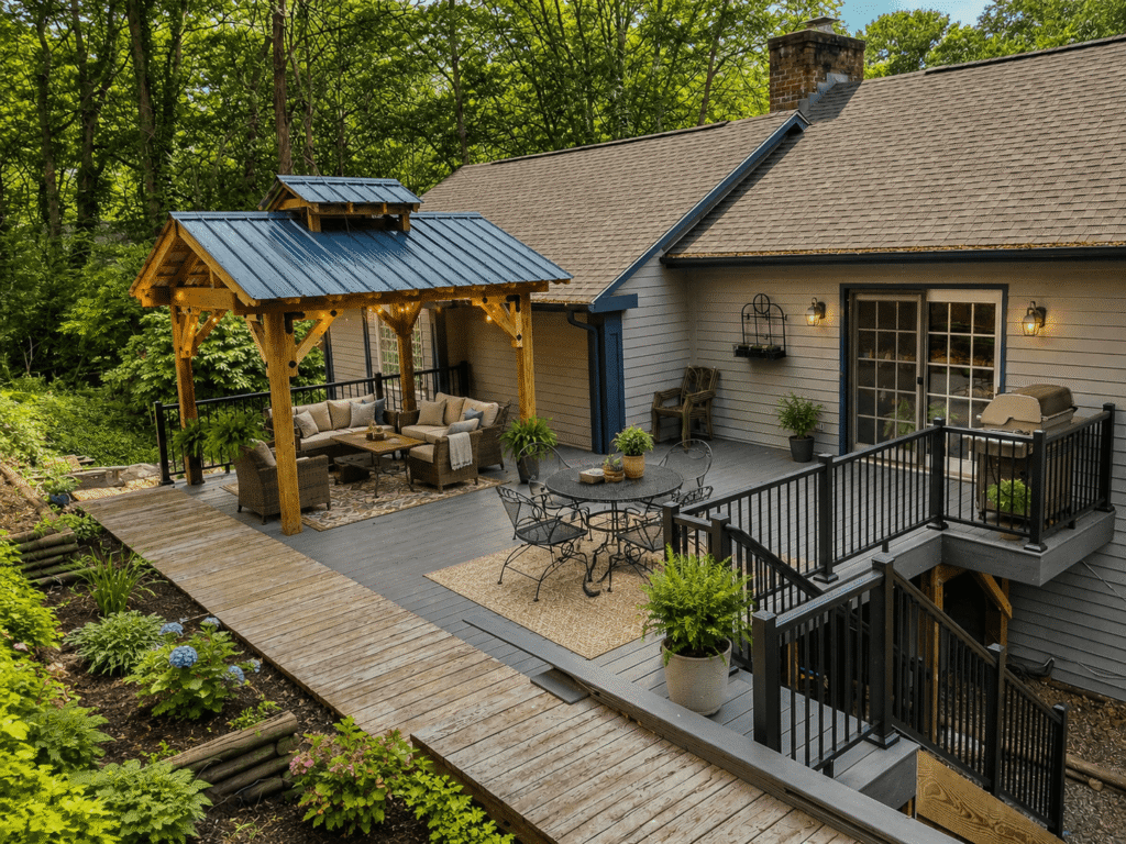 Small Backyard Design Ideas in Blacksburg VA