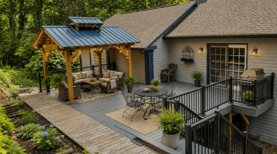 Small Backyard Design Ideas in Blacksburg VA
